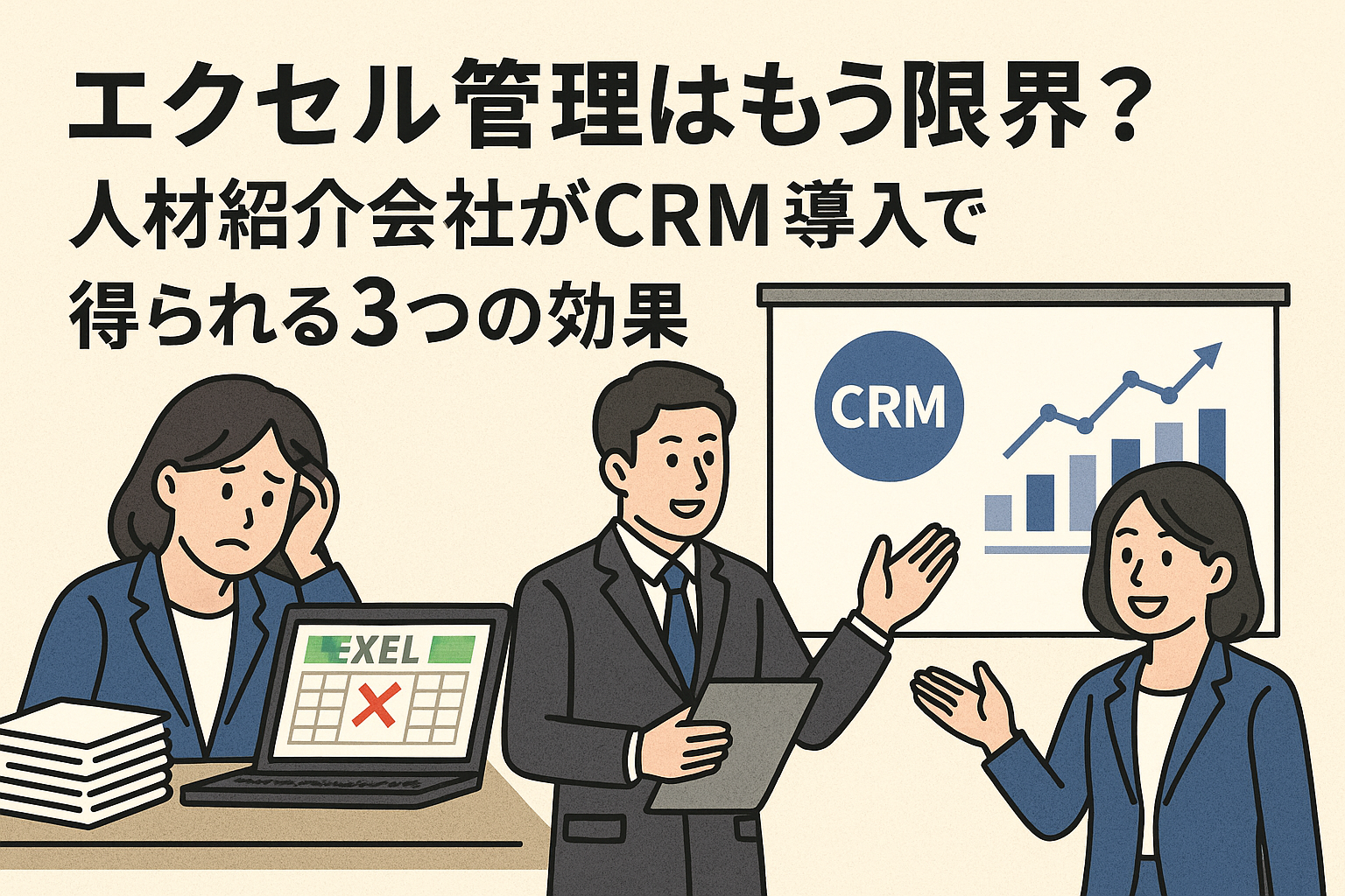 エクセル管理の限界とCRM改善
