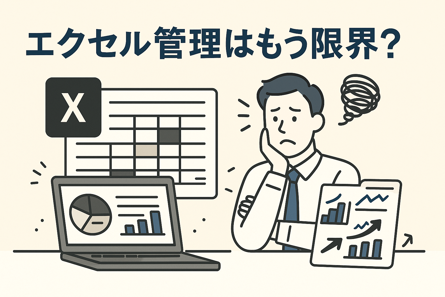 エクセル管理の限界？