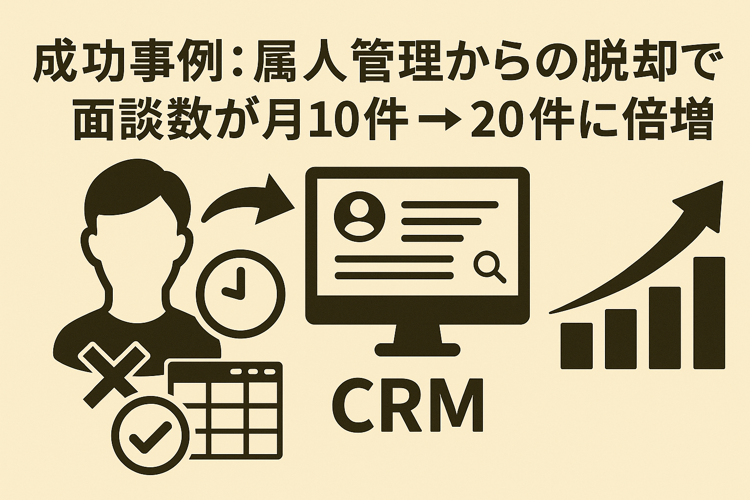 面談管理の効率化成功事例