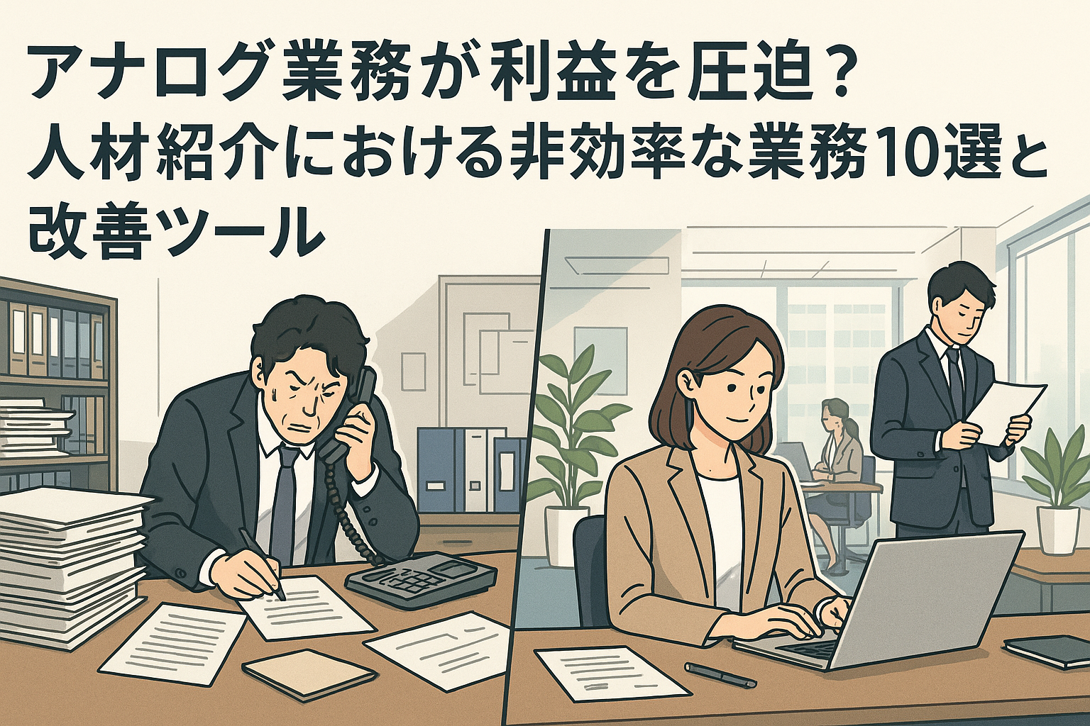 アナログとデジタルの対比