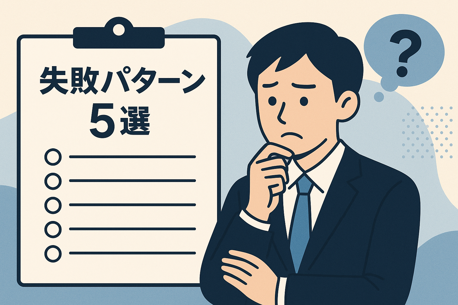 失敗パターンの考察