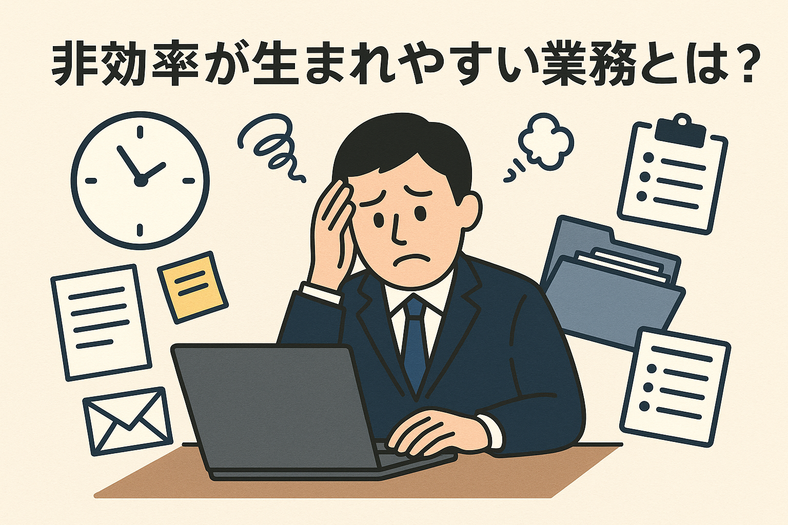 業務の非効率性の悩み